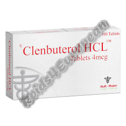 Multipharm Healthcare Clenbuterol HCL 4mcg